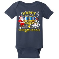 Happy Chrismukkah Funny Hanukkah Christmas Jewish Holiday Baby Bodysuit