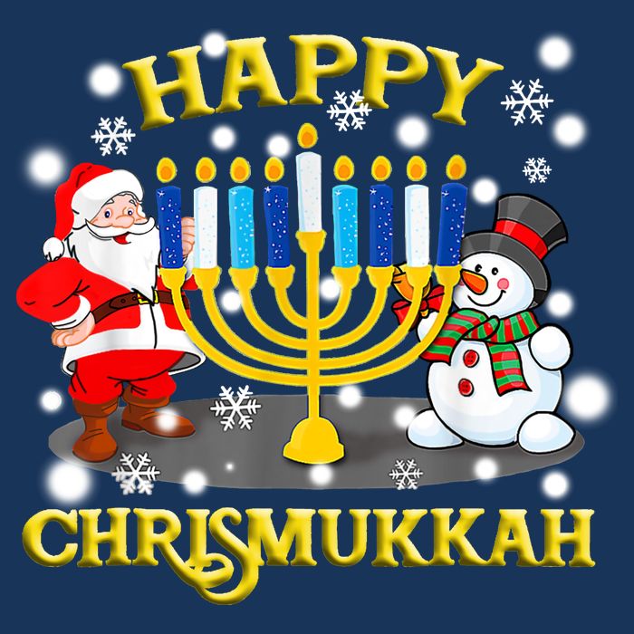Happy Chrismukkah Funny Hanukkah Christmas Jewish Holiday Baby Bodysuit