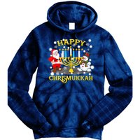 Happy Chrismukkah Funny Hanukkah Christmas Jewish Holiday Tie Dye Hoodie