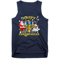 Happy Chrismukkah Funny Hanukkah Christmas Jewish Holiday Tank Top