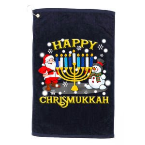 Happy Chrismukkah Funny Hanukkah Christmas Jewish Holiday Platinum Collection Golf Towel