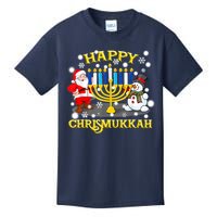 Happy Chrismukkah Funny Hanukkah Christmas Jewish Holiday Kids T-Shirt