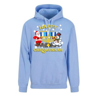 Happy Chrismukkah Funny Hanukkah Christmas Jewish Holiday Unisex Surf Hoodie