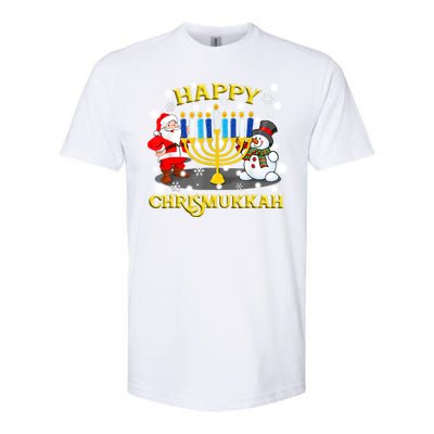 Happy Chrismukkah Funny Hanukkah Christmas Jewish Holiday Softstyle CVC T-Shirt