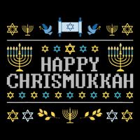 Happy Chrismukkah Funny Hanukkah Christmas Jewish Xmas City Backpack
