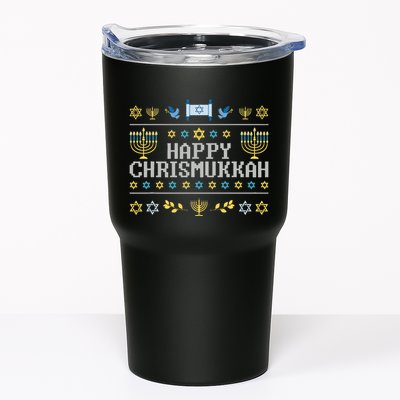 Happy Chrismukkah Funny Hanukkah Christmas Jewish Xmas Tumbler