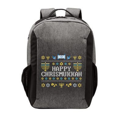 Happy Chrismukkah Funny Hanukkah Christmas Jewish Xmas Vector Backpack