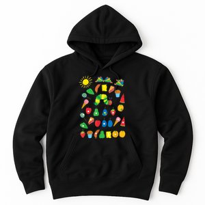 Hungry Caterpillar Fruits Cute Caterpillar Hoodie