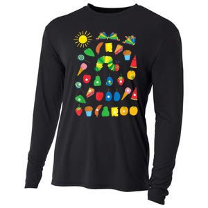 Hungry Caterpillar Fruits Cute Caterpillar Cooling Performance Long Sleeve Crew