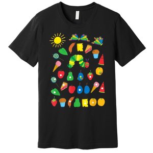 Hungry Caterpillar Fruits Cute Caterpillar Premium T-Shirt