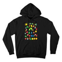 Hungry Caterpillar Fruits Cute Caterpillar Tall Hoodie