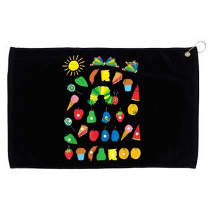 Hungry Caterpillar Fruits Cute Caterpillar Grommeted Golf Towel