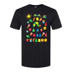 Hungry Caterpillar Fruits Cute Caterpillar Softstyle CVC T-Shirt