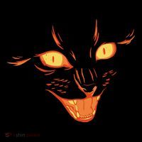 Halloween Cat Face Drawstring Bag