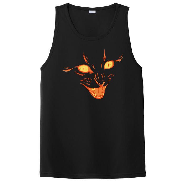 Halloween Cat Face PosiCharge Competitor Tank