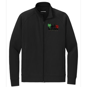 Hawaiian Christmas Family Mele Kalikimaka Stretch Full-Zip Cadet Jacket