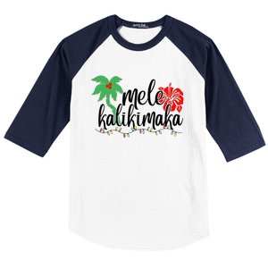 Hawaiian Christmas Family Mele Kalikimaka Baseball Sleeve Shirt