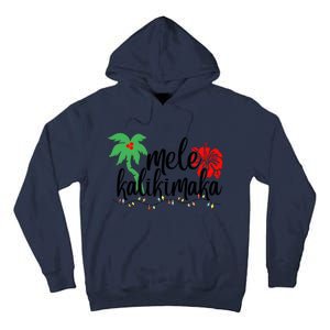 Hawaiian Christmas Family Mele Kalikimaka Tall Hoodie