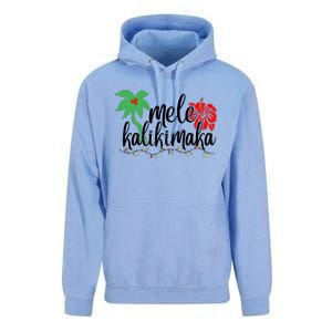 Hawaiian Christmas Family Mele Kalikimaka Unisex Surf Hoodie