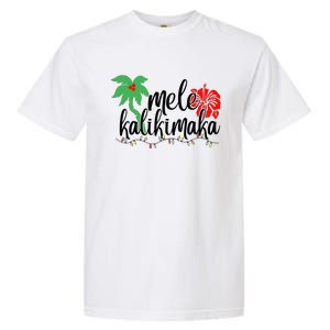 Hawaiian Christmas Family Mele Kalikimaka Garment-Dyed Heavyweight T-Shirt