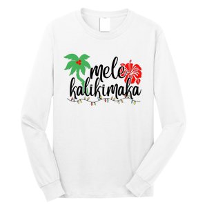 Hawaiian Christmas Family Mele Kalikimaka Long Sleeve Shirt