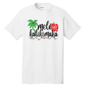 Hawaiian Christmas Family Mele Kalikimaka Tall T-Shirt