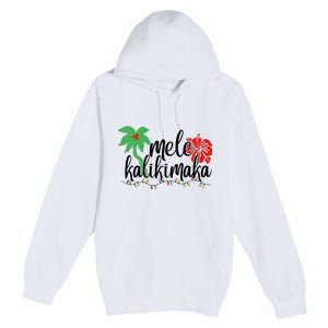 Hawaiian Christmas Family Mele Kalikimaka Premium Pullover Hoodie