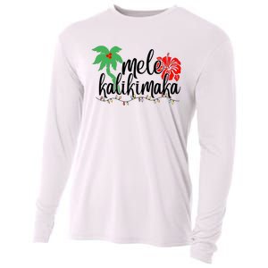 Hawaiian Christmas Family Mele Kalikimaka Cooling Performance Long Sleeve Crew