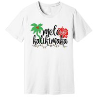 Hawaiian Christmas Family Mele Kalikimaka Premium T-Shirt