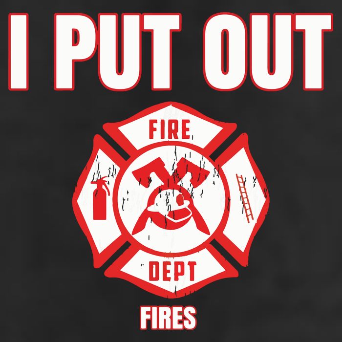 Halloween Costume Funny Firefighter I Put Out Fires Firemen Cool Comfort Performance Bucket Hat