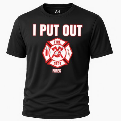 Halloween Costume Funny Firefighter I Put Out Fires Firemen Performance Shirt