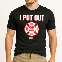 Halloween Costume Funny Firefighter I Put Out Fires Firemen Cooling Performance Crew T-Shirt