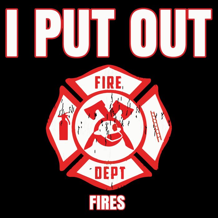 Halloween Costume Funny Firefighter I Put Out Fires Firemen Impact Tech Backpack