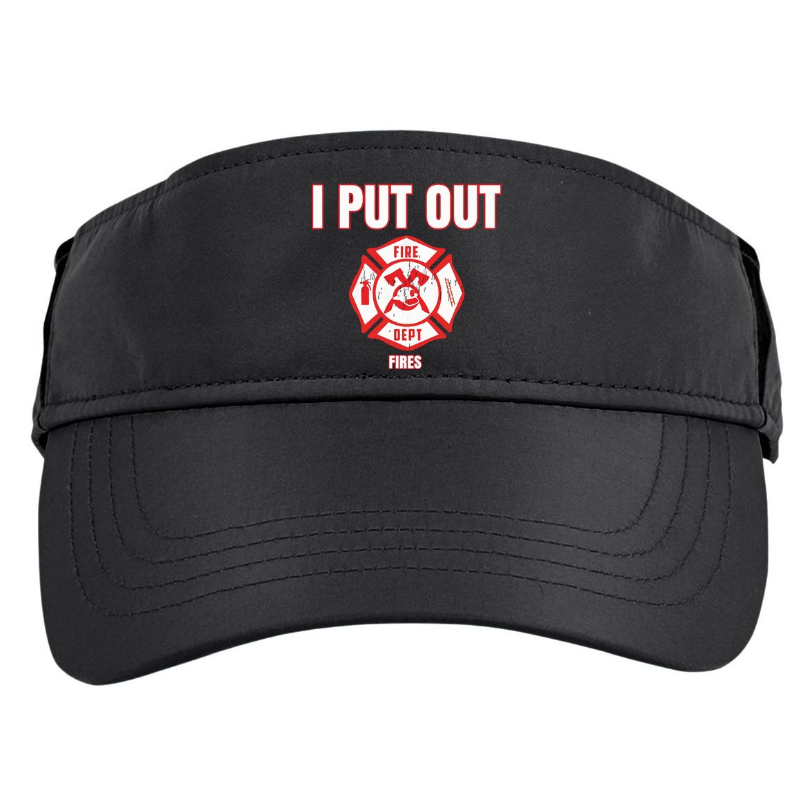 Halloween Costume Funny Firefighter I Put Out Fires Firemen Adult Drive Performance Visor