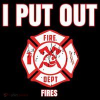 Halloween Costume Funny Firefighter I Put Out Fires Firemen Baby Bodysuit