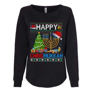 Happy Chrismukkah Funny Jewish Christmas Hanukkah Chanukah Womens California Wash Sweatshirt