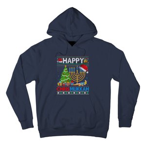 Happy Chrismukkah Funny Jewish Christmas Hanukkah Chanukah Hoodie