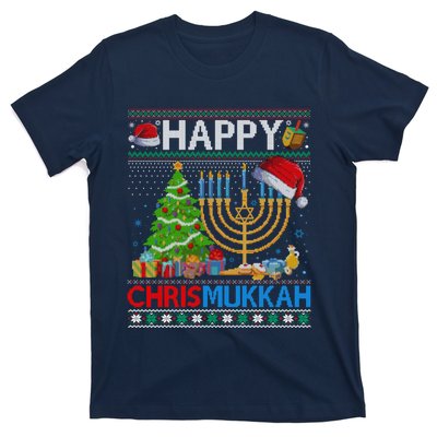 Happy Chrismukkah Funny Jewish Christmas Hanukkah Chanukah T-Shirt