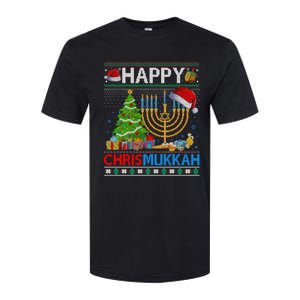 Happy Chrismukkah Funny Jewish Christmas Hanukkah Chanukah Softstyle CVC T-Shirt