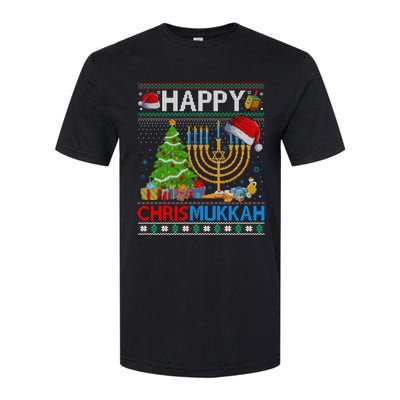 Happy Chrismukkah Funny Jewish Christmas Hanukkah Chanukah Softstyle CVC T-Shirt