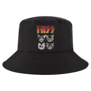 HISS Cat Funny Cats Kittens Rock Music Cat Lover Hiss Cool Comfort Performance Bucket Hat