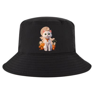 Halloween Cats Funny Cat Halloween Cool Comfort Performance Bucket Hat