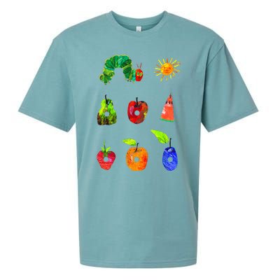 Hungry Caterpillar Funny Book Lover Vintage Sueded Cloud Jersey T-Shirt