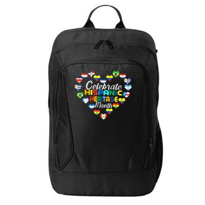 Hispanic Countries Flags Celebrate Hispanic Heritage Month City Backpack