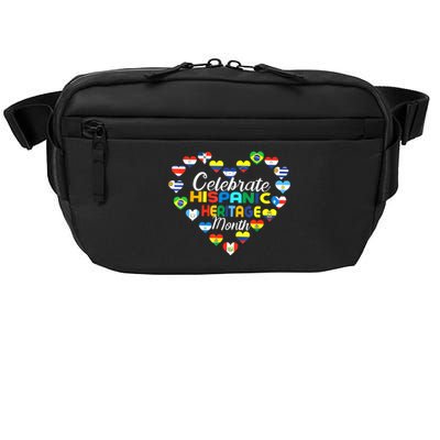 Hispanic Countries Flags Celebrate Hispanic Heritage Month Crossbody Pack