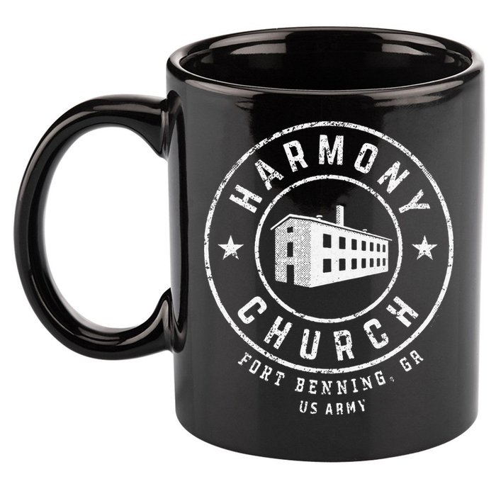 Harmony Church Fort Benning GA 11oz C Handle Ceramic Mug
