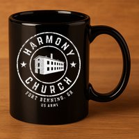 Harmony Church Fort Benning GA 11oz C Handle Ceramic Mug