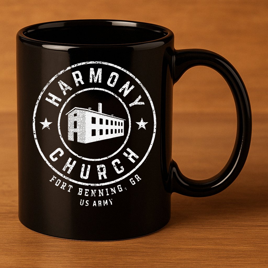 Harmony Church Fort Benning GA 11oz C Handle Ceramic Mug