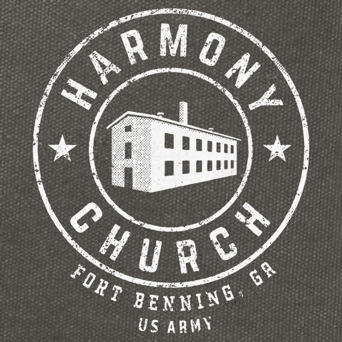 Harmony Church Fort Benning GA Cotton Canvas Backpack