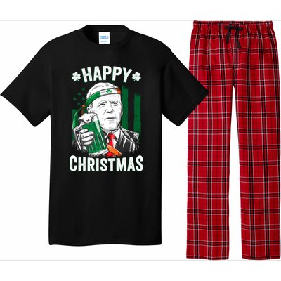 Happy Christmas Funny Joe Biden St PatrickS Day Gift Pajama Set